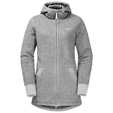 Jacke Jack Wolfskin Patan Long Grey Haze Damen Outdoorsupply